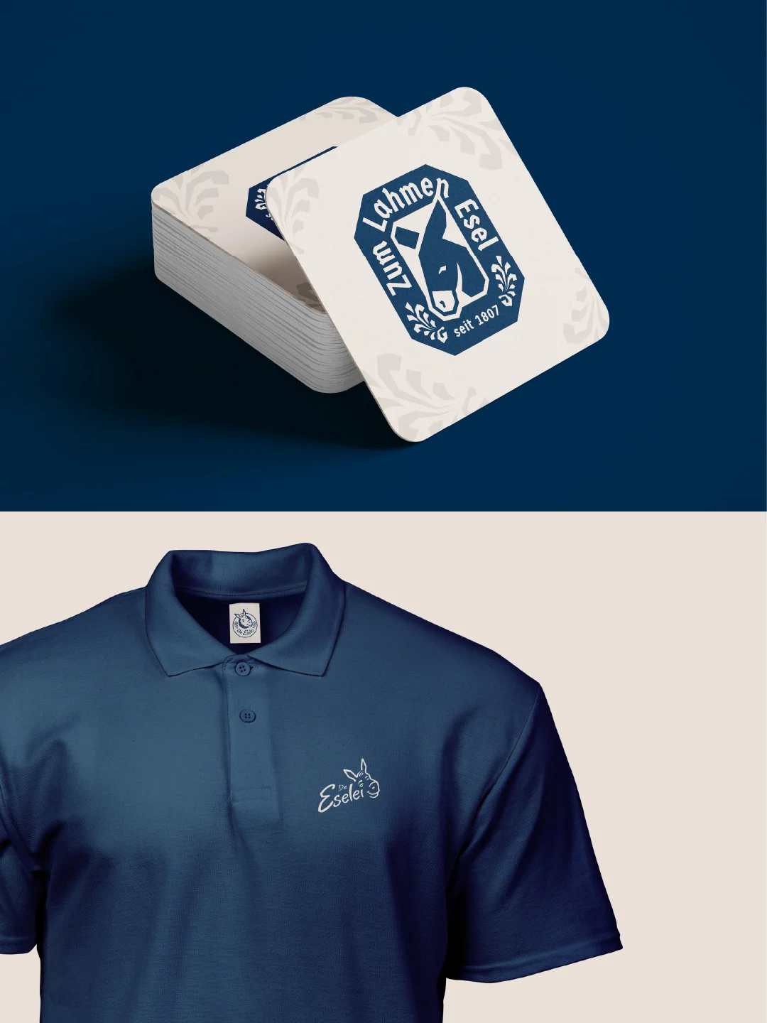 Anwendungen: Untersetzer und Polo-Shirt